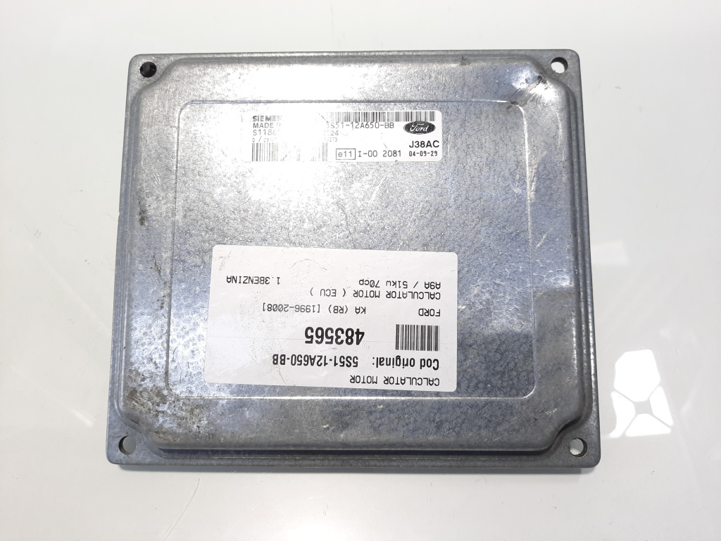 Calculator motor, cod 5S51-12A650-BB, Ford Ka (RB) 1.3 B, A9A (id:483565)