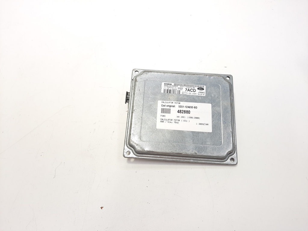Calculator motor, cod 5S51-12A650-BD, Ford Ka (RB) 1.3 B, A9A (id:482880)