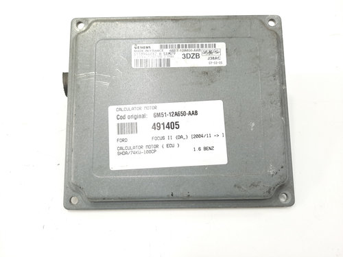 Calculator motor, cod 6M51-12A650-AAB, Ford C-Max 1, 1.6 benz, SHDA (idi:491405)
