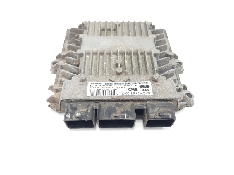 Calculator motor, cod 6S61-12A650-AB, Ford Fiesta 6, 1.4 tdci, F6JA (id:483733)