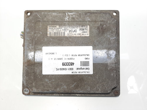 Calculator motor, cod 6S61-12A650-FC, Ford Fiesta 6, 1.3 benz (id:483339)