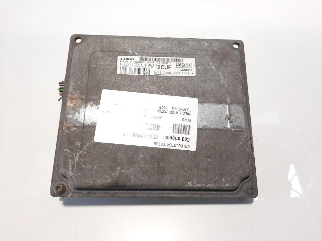 Calculator motor, cod 6S61-12A650-FF, Ford Fusion (JU), 1.25 benz, FUJA (idi:483334)