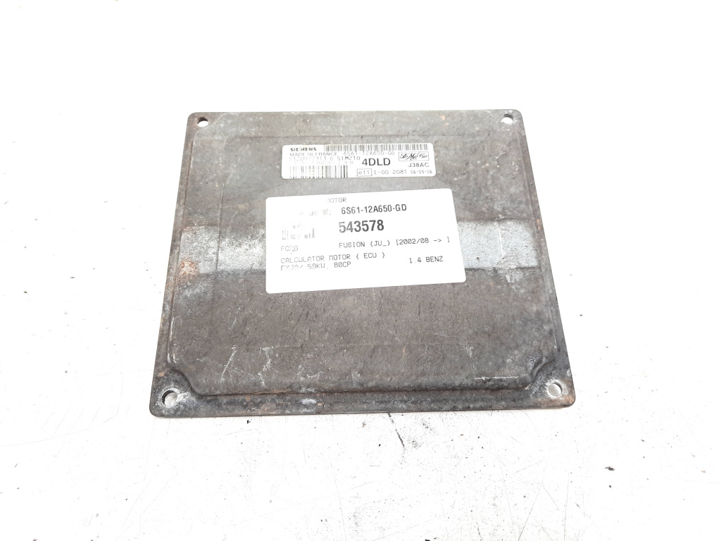 Calculator motor, cod 6S61-12A650-GD, Ford Fiesta 5, 1.4 benz, FXJB (idi:543578)