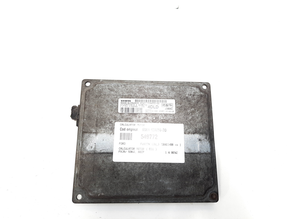 Calculator motor, cod 6S61-12A650-GD, Ford Fiesta 5, 1.4 benz, FXJB (idi:549772)