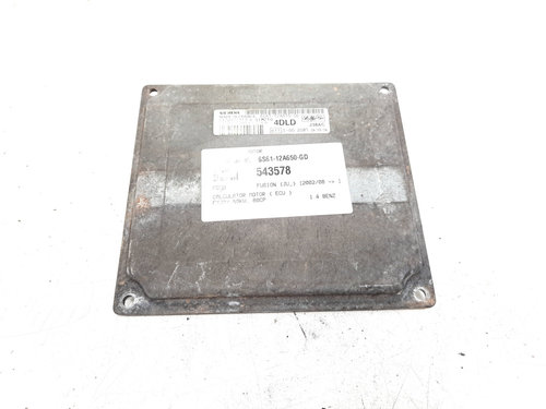 Calculator motor, cod 6S61-12A650-GD, Ford Fusion (JU), 1.4 benz, FXJA (id:543578)