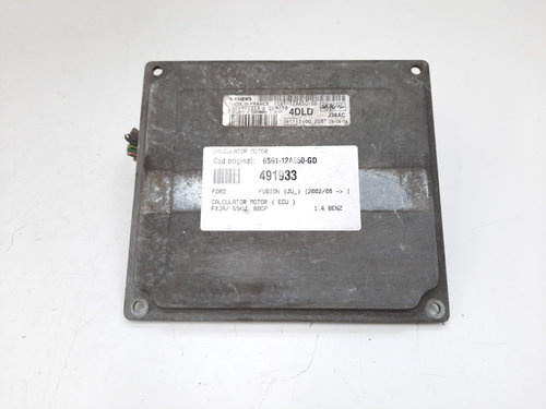 Calculator motor, cod 6S61-12A650-GD, Ford Fusion (JU), 1.4 benz, FXJA (id:491933)