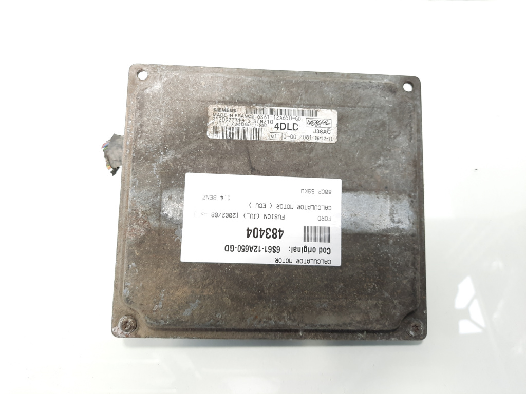 Calculator motor, cod 6S61-12A650-GD, Ford Fusion (JU) 1.4 B (id:483404)