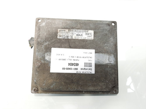 Calculator motor, cod 6S61-12A650-GD, Ford Fusion (JU) 1.4 B (id:483404)