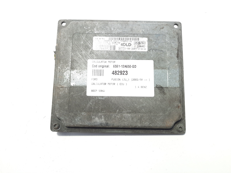 Calculator motor, cod 6S61-12A650-GD, Ford Fusion (JU) 1.4 B (id:482923)