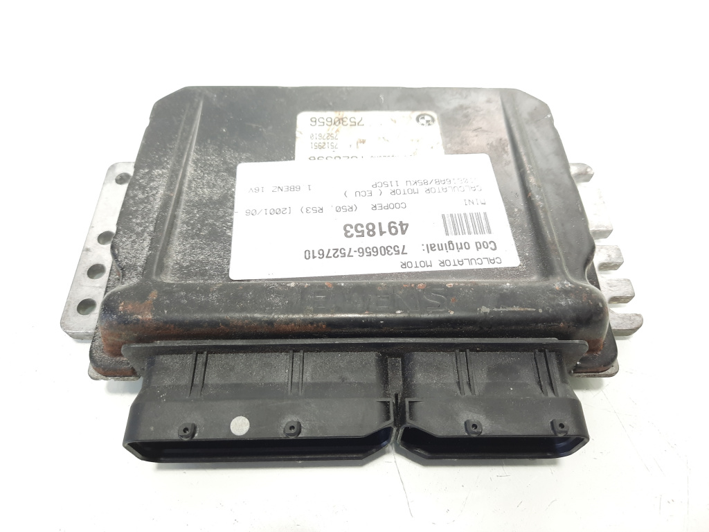 Calculator motor, cod 7530656-7527610, Mini Cooper (R50, R53) 1.6 benz 16V, W10B16AB (id:491853)