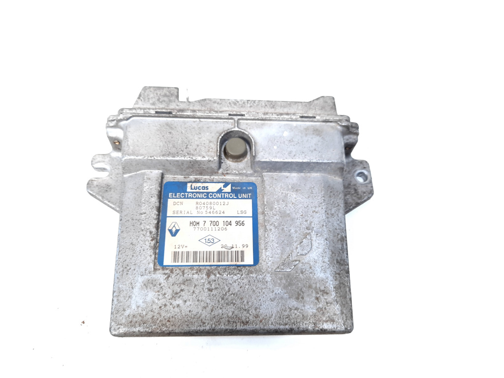 Calculator motor, cod 7700104956, Renault Kangoo 1, 1.9 RXED, F8Q632 (id:549790)