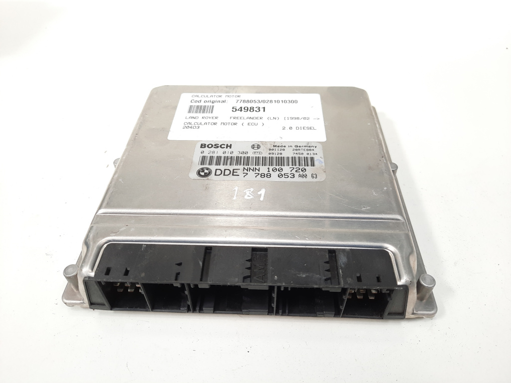 Calculator motor, cod 7788053, 0281010300, Land Rover Freelander Soft Top, 2.0 diesel, 204D3 (idi:549831)