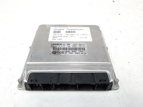 Calculator motor, cod 7791483, 0281010811, Land Rover Freelander (LN), 2.0 TD4, 204D3 (id:538423)