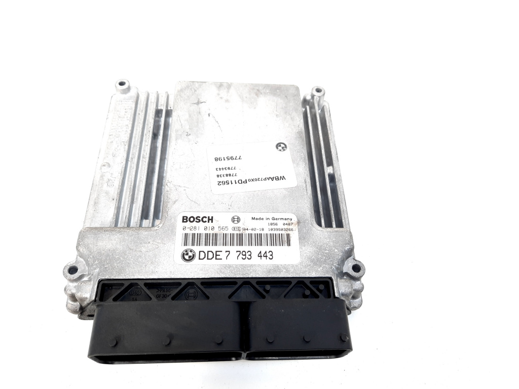 Calculator motor, cod 7793443, 0281010565, Bmw 5 (E60), 2.0 diesel, 204D4 (idi:549763)