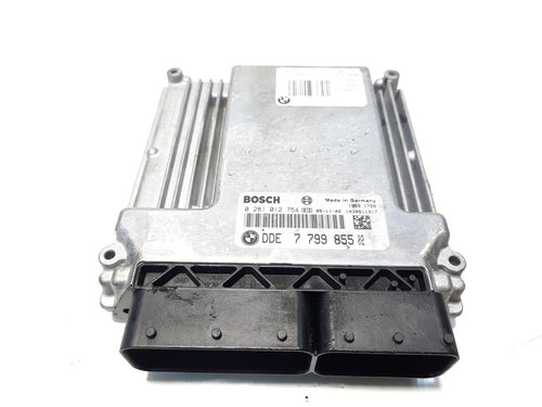 Calculator motor, cod 7799855-02, 0281012754, Bmw 5 Touring (E61) 2.0 diesel, 204D4 (idi:557844)