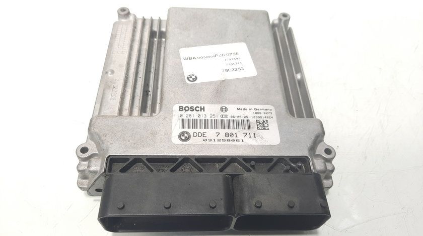 Calculator motor, cod 7801711, 0281013251, Bmw 3 Touring (E46), 2.0 diesel, 204D4 (idi:472520)