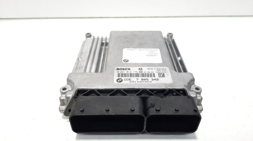 Calculator motor, cod 7805349, 0281014176, Bmw 1 (E81, E87), 2.0 diesel, 204D4 (idi:586150)