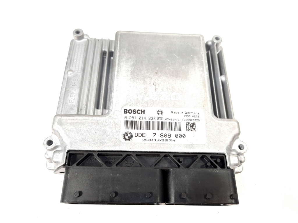 Calculator motor, cod 7809000, 0281014238, Bmw 1 Cabriolet (E88), 2.0 diesel, N47D20A (idi:549916)