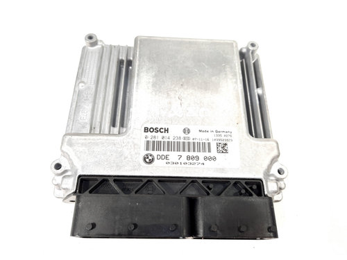 Calculator motor, cod 7809000, 0281014238, Bmw X3 (E83), 2.0 diesel, N47D20A (idi:549916)