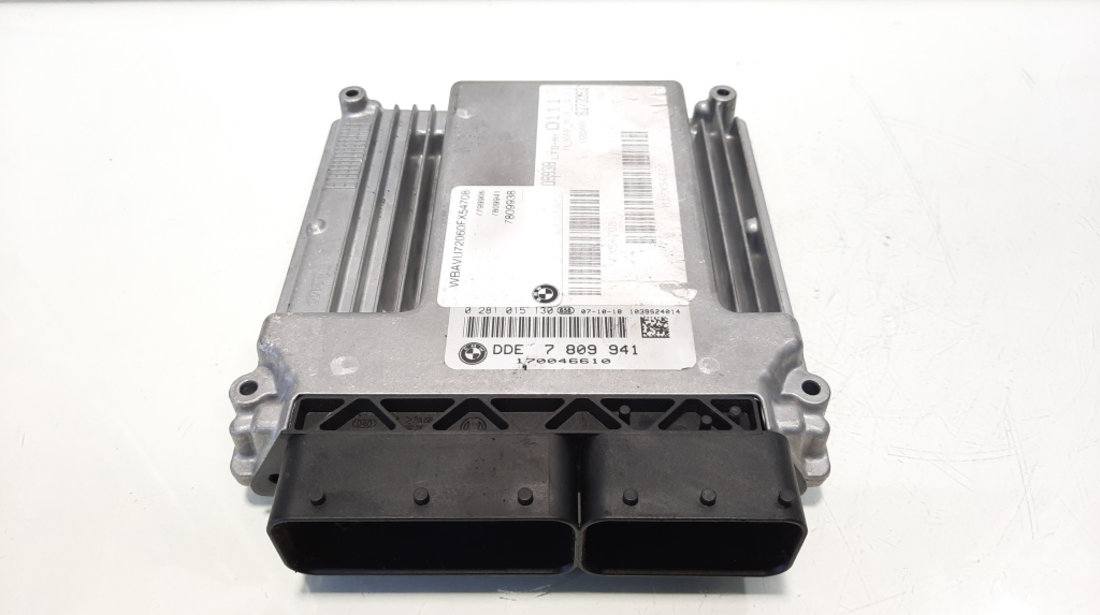 Calculator motor, cod 7809941, 0281015130, Bmw 3 (E90), 3.0 diesel, 306D3 (idi:545114)