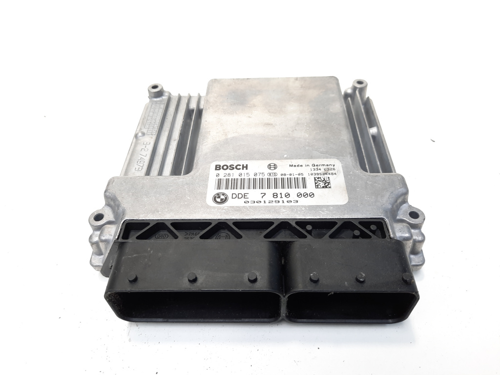 Calculator motor, cod 7810000, 0281015075, Bmw 1 Cabriolet (E88), 2.0 diesel, N47D20A (idi:549750)