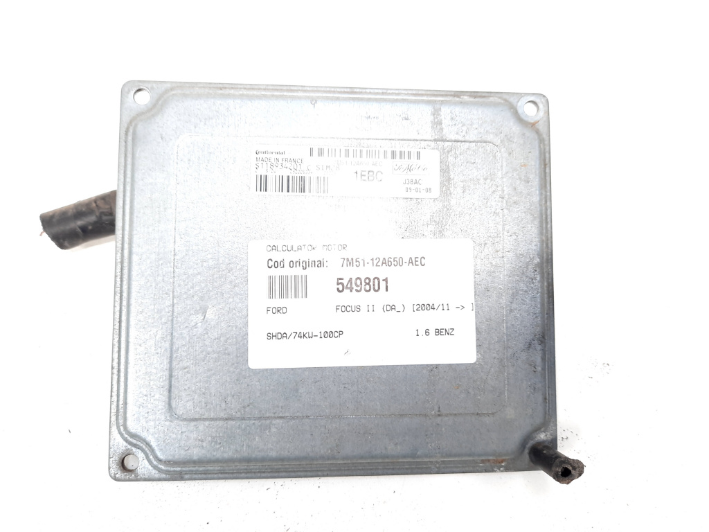 Calculator motor, cod 7M51-12A650-AEC, Ford Focus C-Max, 1.6 benz, SHDA (idi:549801)
