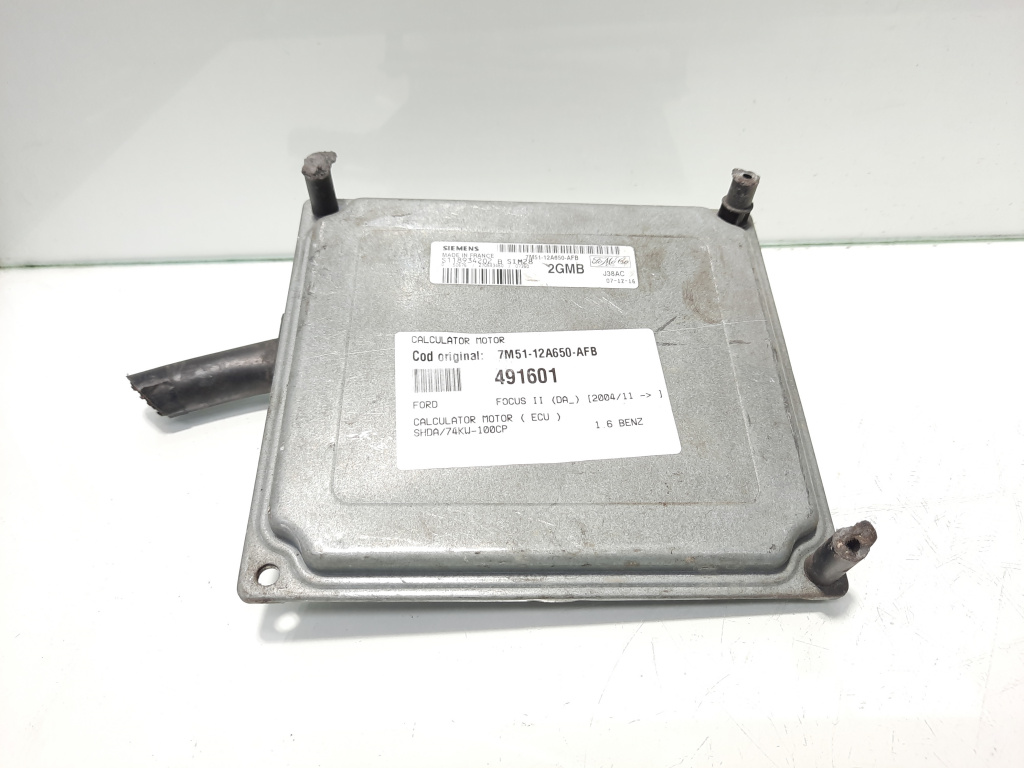 Calculator motor, cod 7M51-12A650-AFB, Ford Focus C-Max, 1.6 benz, SHDA (idi:491601)