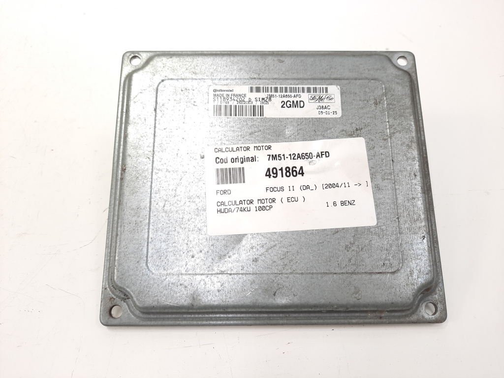 Calculator motor, cod 7M51-12A650-AFD, Ford C-Max 1, 1.6 benz, HWDA (idi:491864)