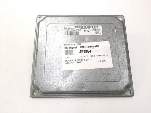 Calculator motor, cod 7M51-12A650-AFD, Ford Focus 2 (DA) 1.6 benz, HWDA (id:491864)