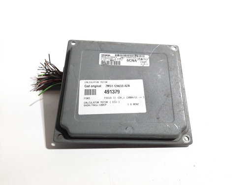 Calculator motor, cod 7M51-12A650-AZA, Ford Focus 2 (DA) 1.6 benz, SHDA (id:491379)