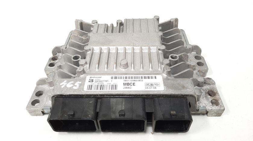 Calculator motor, cod 7M51-12A650-BCE, Ford Focus 2 Combi (DA), 1.8 TDCI, KKDA (id:549913)