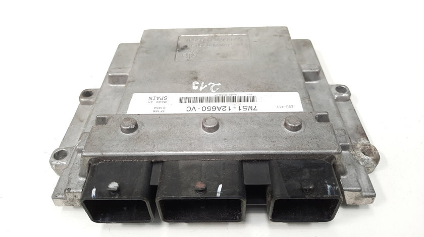 Calculator motor, cod 7M51-12A650-VC, Ford Focus 2 (DA), 1.8 benz, QQDB (id:549954)