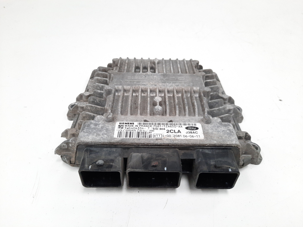 Calculator motor, cod 7S61-12A650-AA, Ford Fiesta 5, 1.4 TDCI, F6JB (id:491581)