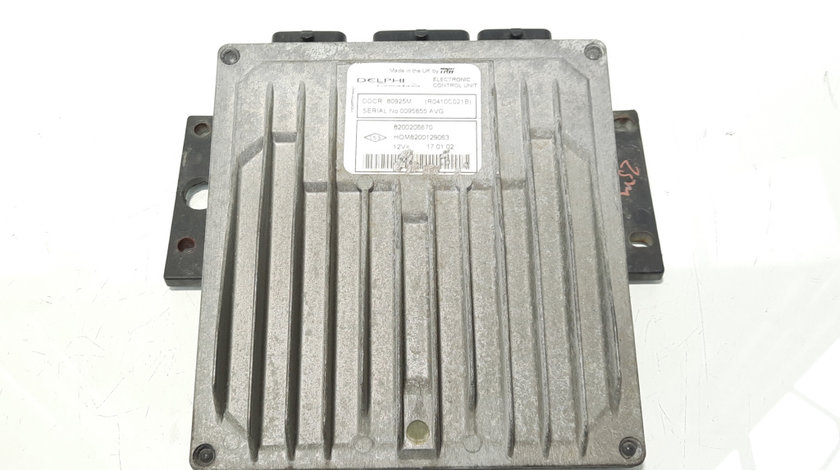 Calculator motor, cod 8200206670, Renault Clio 2, 1.5 DCI, K9K704 (id:491567)
