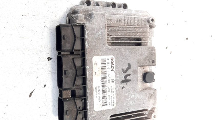Calculator motor, cod 8200311539, 0281011148, Renault Laguna 2, 1.9 DCI, F9Q754 (id:535460)