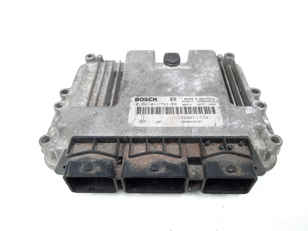 Calculator motor, cod 8200311539, 0281011723, Renault Laguna 3 Combi, 1.9 DCI, F9Q754 (id:538804)