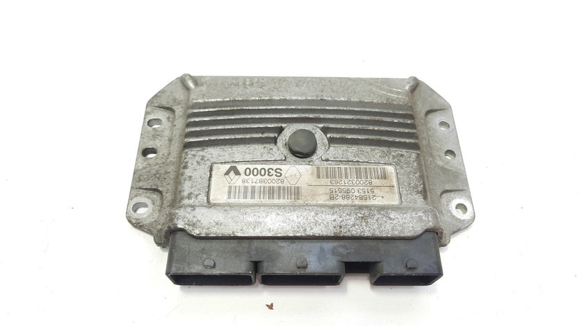 Calculator motor, cod 8200387138 8200321263, Renault Megane 2 Coupe-Cabriolet, 1.6 b, 16v, K4M760 (id:482922)