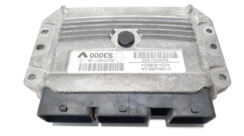 Calculator motor, cod 8200387138, 8200321263, Renault Megane 2 Coupe-Cabriolet, 1.6 B, 16V, K4M760 (id:483190)