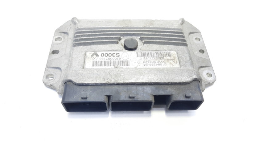 Calculator motor, cod 8200387138, 8200321263, Renault Megane 2 Coupe-Cabriolet, 1.6 B, 16V, K4M760 (id:483757)