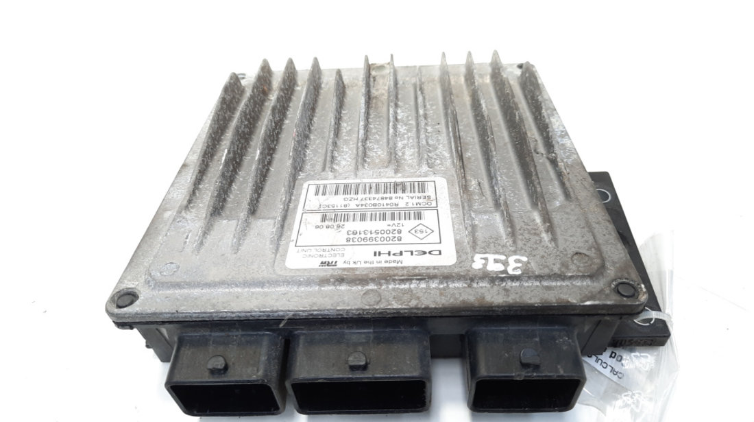 Calculator motor, cod 8200399038, 8200513163, Renault Megane 2, 1.5 DCI, K9K724 (id:550074)