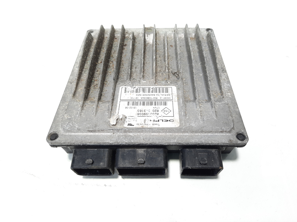 Calculator motor, cod 8200399038, 8200513163, Renault Megane 2, 1.5 DCI, K9K724 (id:483133)