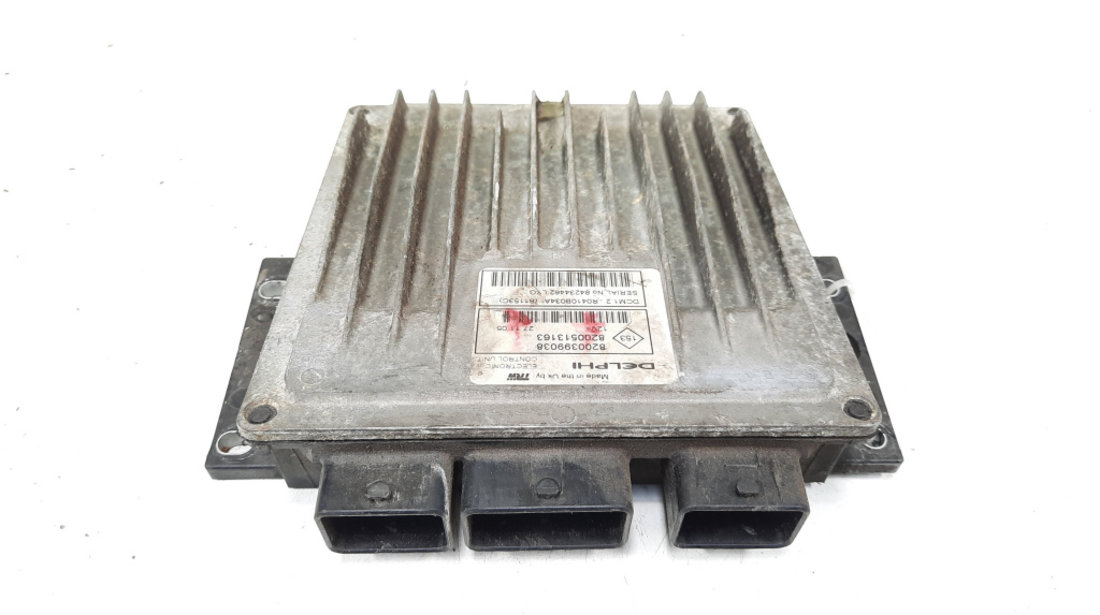 Calculator motor, cod 8200399038, 8200513163, Renault Megane 2 Coupe-Cabriolet, 1.5 DCI, K9K724 (idi:543550)