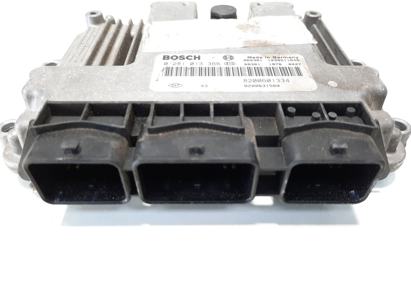 Calculator motor, cod 8200601334, 0281013366, Renault Megane 2 Coupe-Cabriolet, 1.9 DCI, F9QB800 (idi:483506)