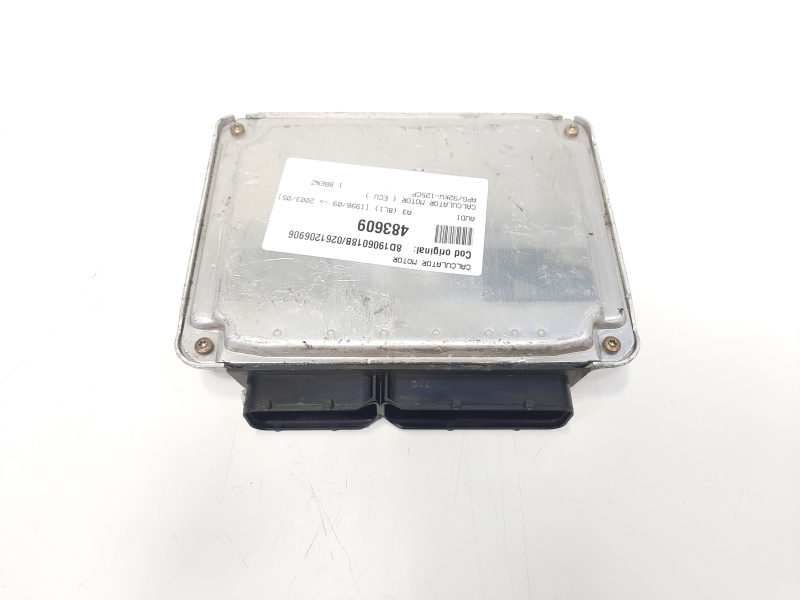 Calculator motor, cod 8D1906018B, 0261206906, Seat Toledo 2 (1M2),1.8 benz, APG (idi:483609)