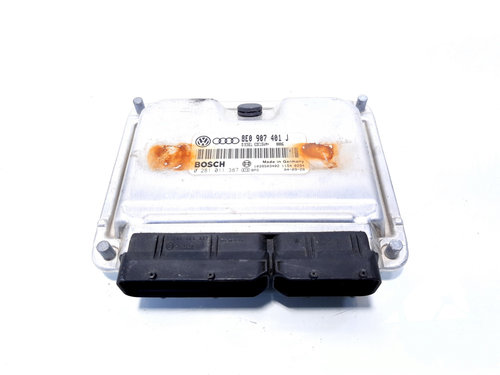 Calculator motor, cod 8E0907401J, 0281011387, Audi A6 Allroad (4BH, C5), 2.5 TDI, AKE (id:526886)