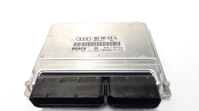 Calculator motor, cod 8E0909518AL, 0261208228, Audi A4 (8EC, B7), 1.8 T benz, BFB (id:550119)