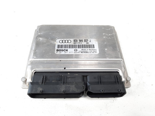 Calculator motor, cod 8E0909557J, 0261207977, Audi A4 (8E2, B6) 2.0 benz, ALT (id:539463)