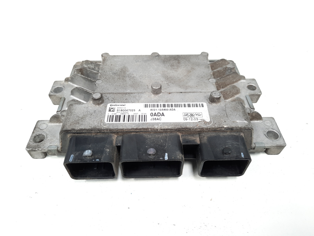 Calculator motor, cod 8V21-12A650-ADA, Ford Fiesta 5, 1.4 benz, FXJA (id:538806)