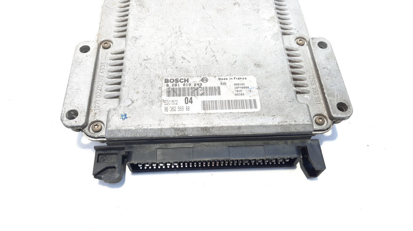 Calculator motor, cod 9636256980, 0281010249, Peugeot 607, 2.0 HDI, RHZ (idi:483649)