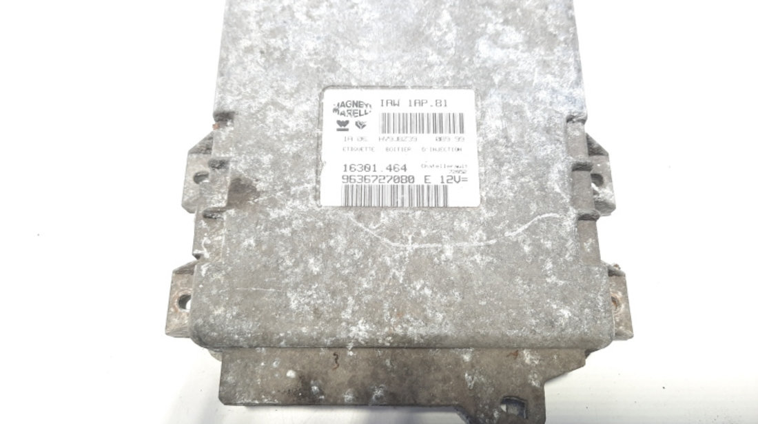 Calculator motor, cod 9636727080, Peugeot 206, 1.4 b (id:482935)